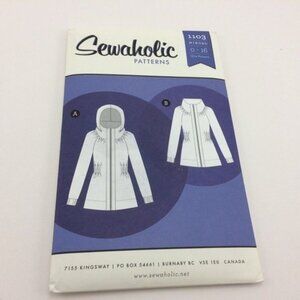 Sewaholic Pattern 1103 Minoru Jacket Sz 0 2 4 6 8 10 12 14 16 Uncut Hidden Hood